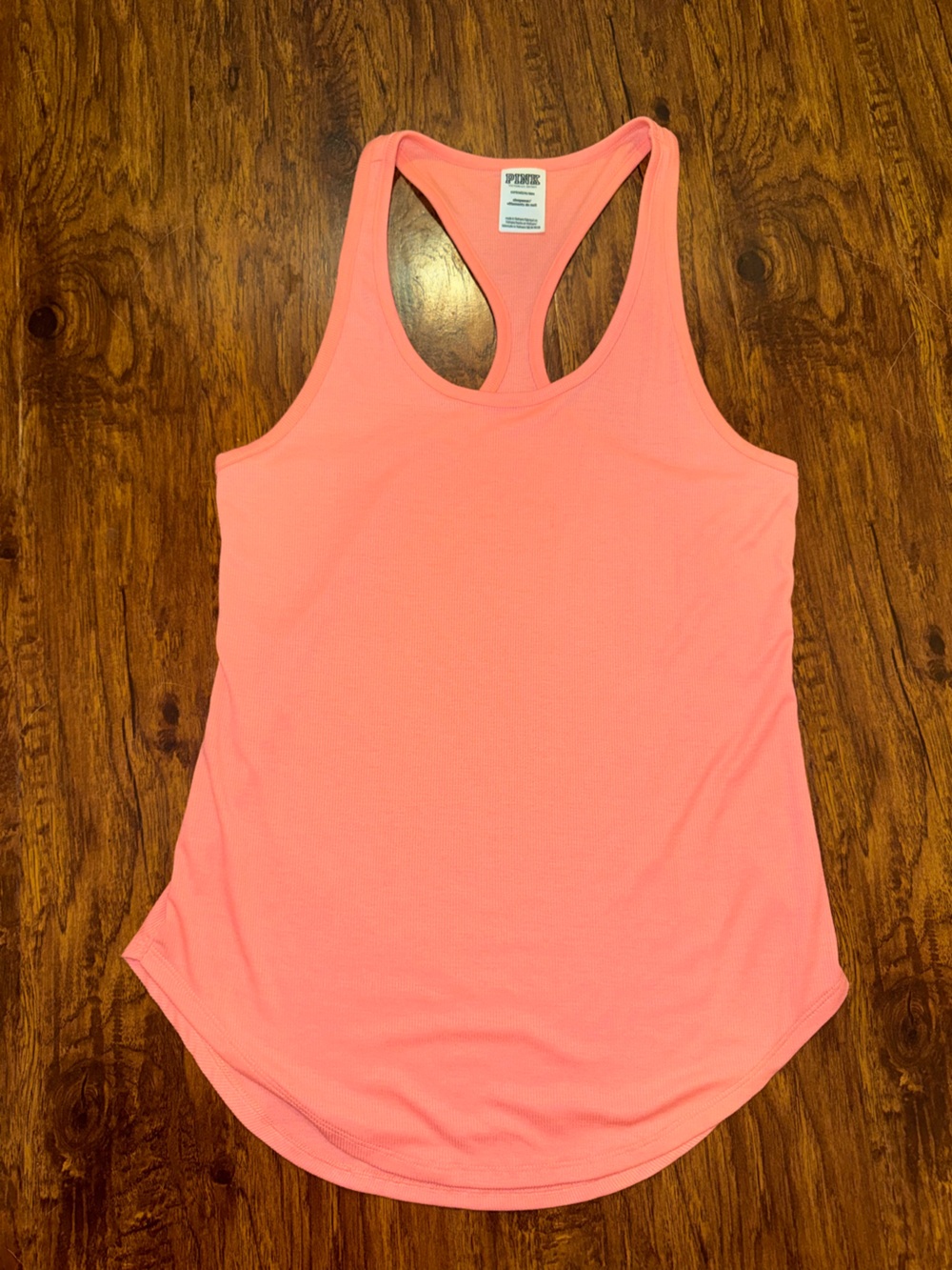 PINK Women's Coral Racerback Sleep Tank Top